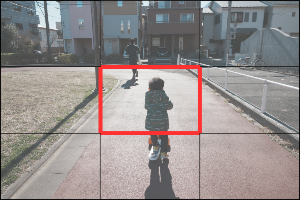 日の丸構図サンプル