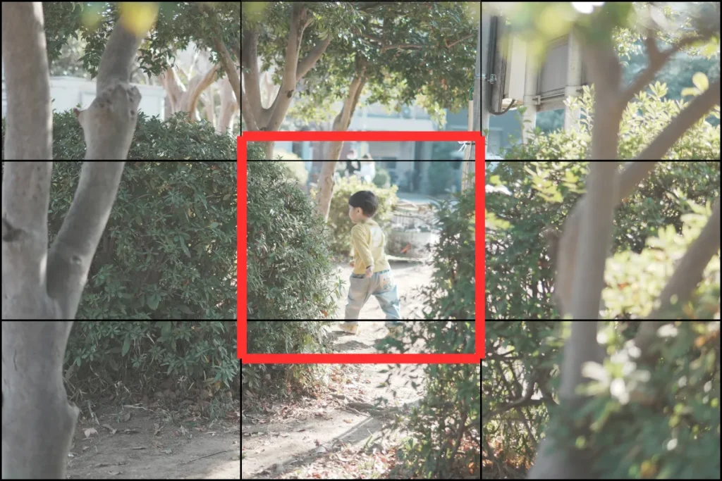 額縁構図サンプル