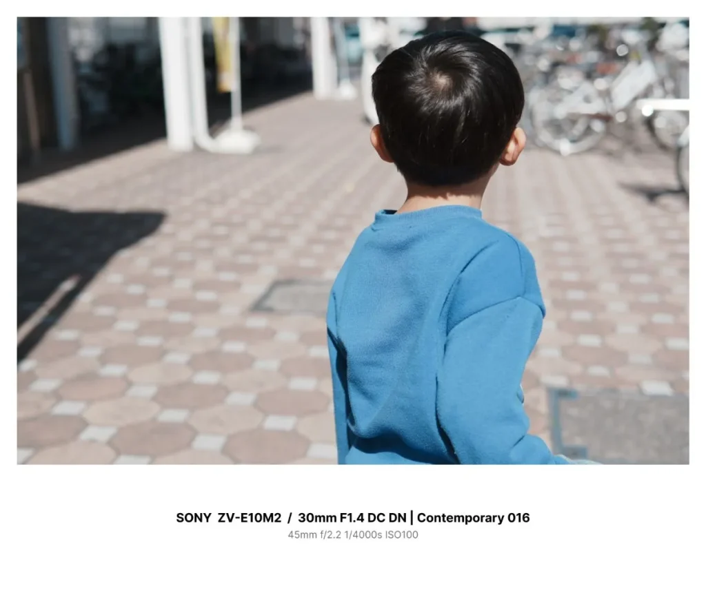 街中でのスナップ