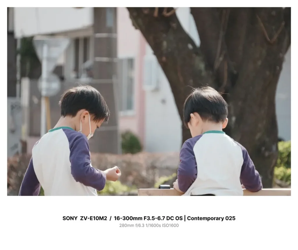 公園でのスナップ