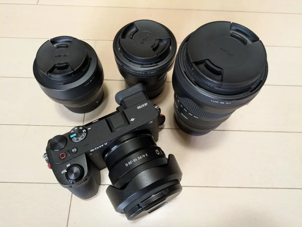 全てのレンズとα6700その2
